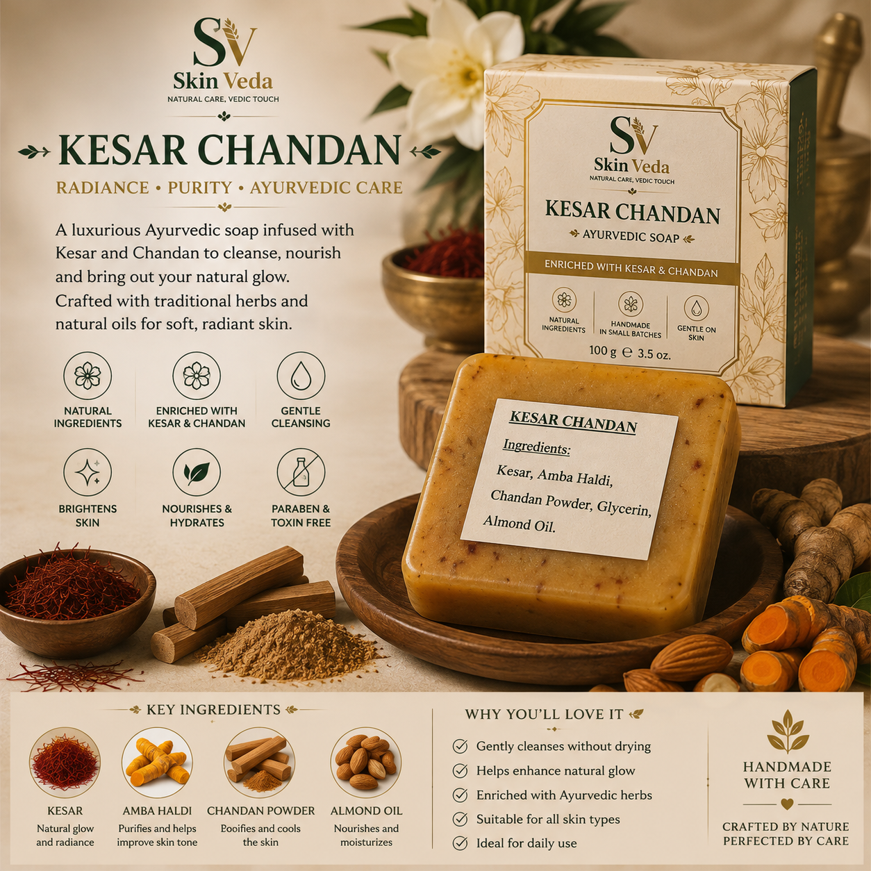 Kesar Chandan Soap